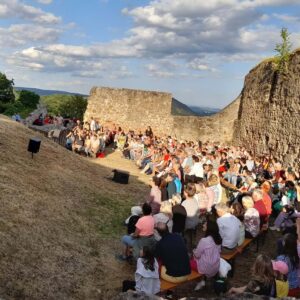 Sommerabend Burg Donaustauf