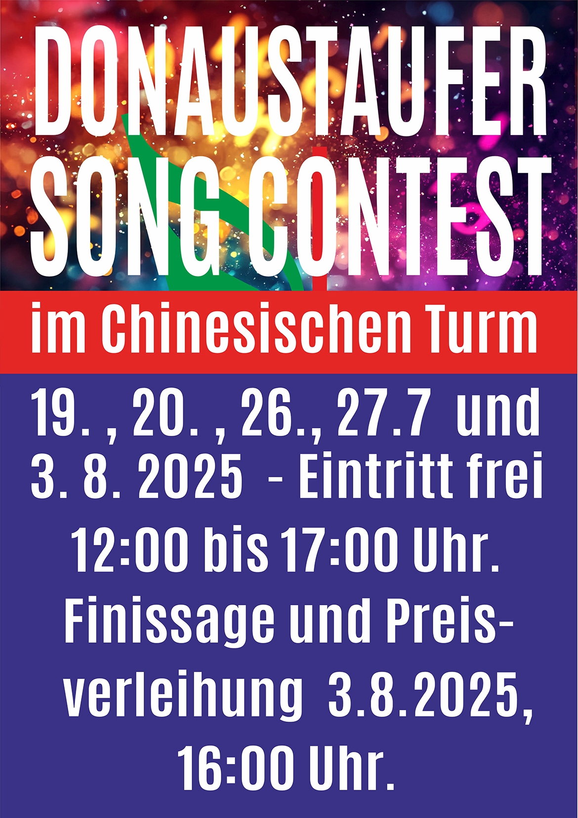 Songcontest im Chinesischen Turm 1 Plakat 1k 002