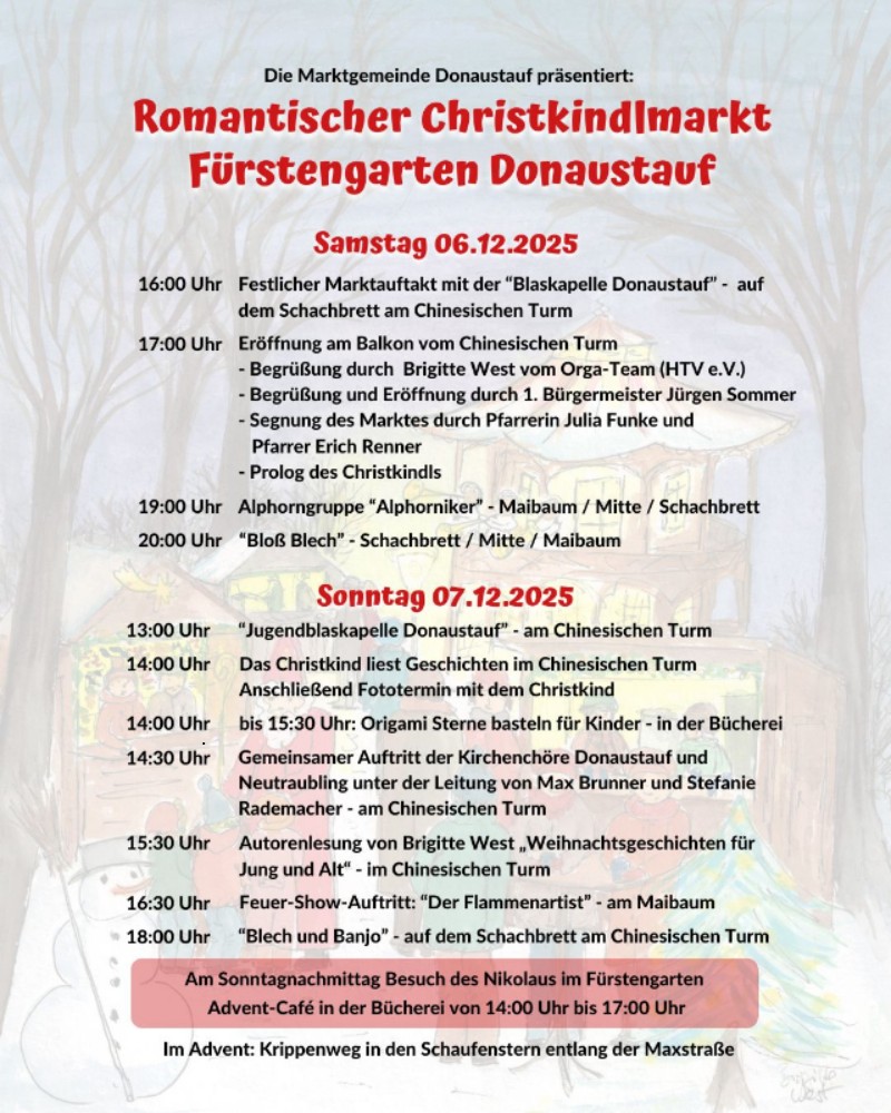 Romantischer Christkindlmarkt Donaustauf 2025 2